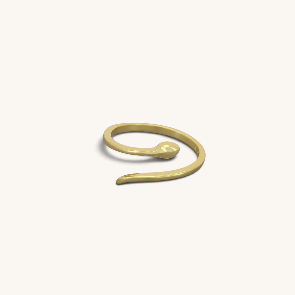 Adjustable Plain Snake Rings