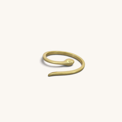 Adjustable Plain Snake Rings