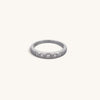 Five Stars Cz Signet Rings