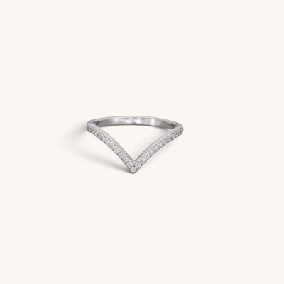 V Shape Cz Rings