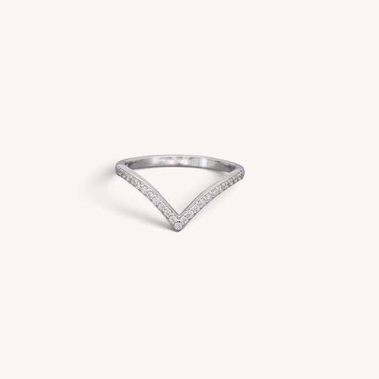 V Shape Cz Rings