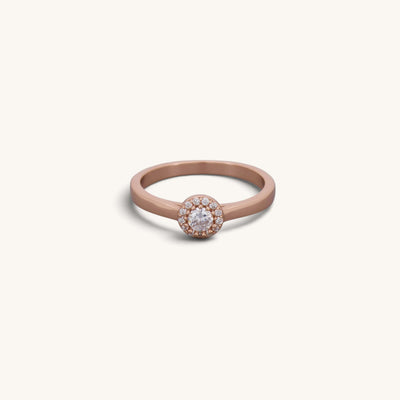 Small Lux Stone Solitaire Rings