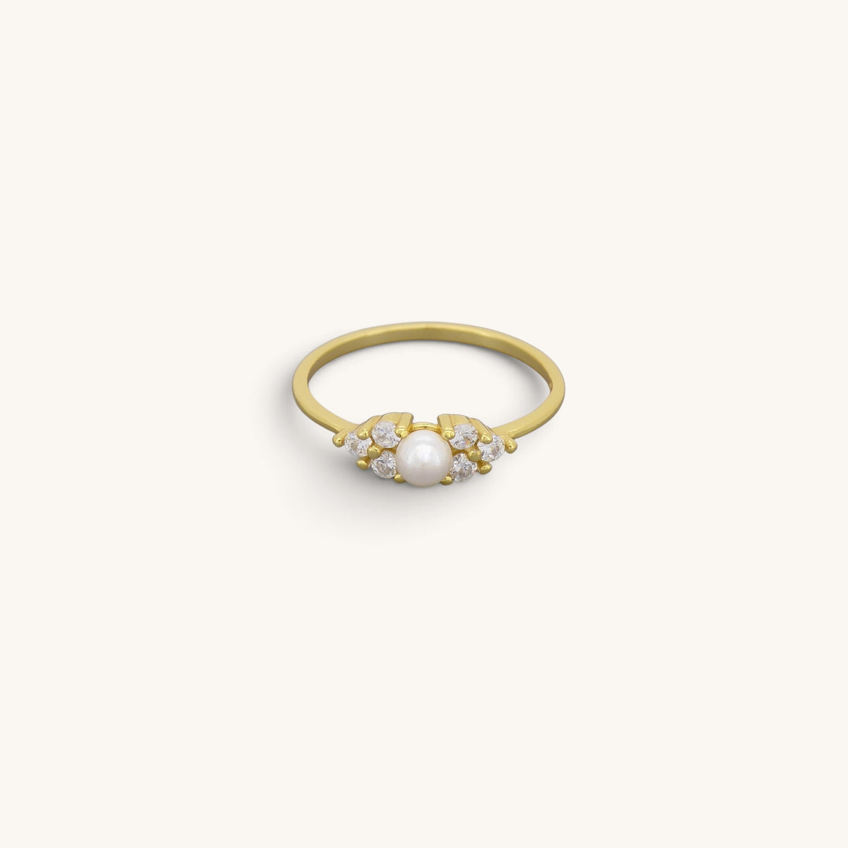 Sterling Silver Victorian Pearl Cluster Rings