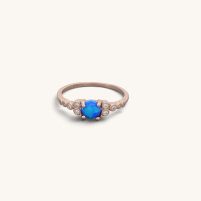 Opal Look Cz Stone Rings