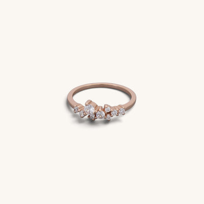 Dainty Cluster Rings