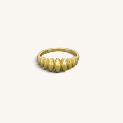 Sterling Silver Croissant Ring