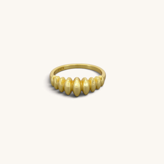 Sterling Silver Croissant Ring