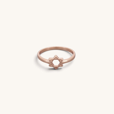 Plain Jewish Star of David Rings