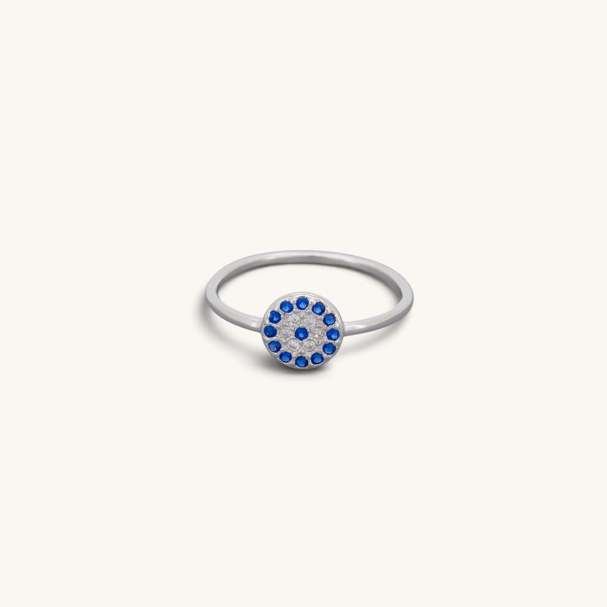 Small Lucky Turkish Greek Evil Eye Rings