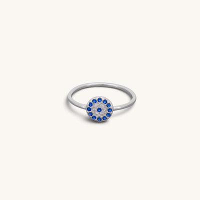Small Lucky Turkish Greek Evil Eye Rings