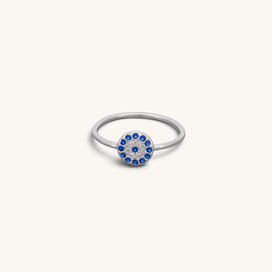 Small Lucky Turkish Greek Evil Eye Rings