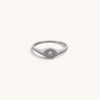 Star Single Cz Signet Rings