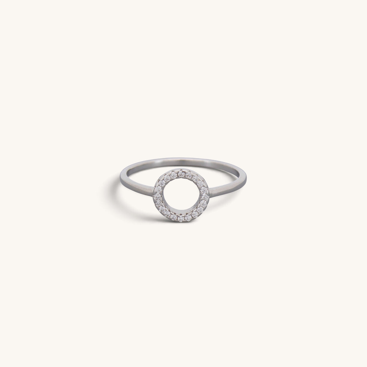 Sterling Silver Circle Rings