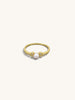 Cluster Single Pearl Ring