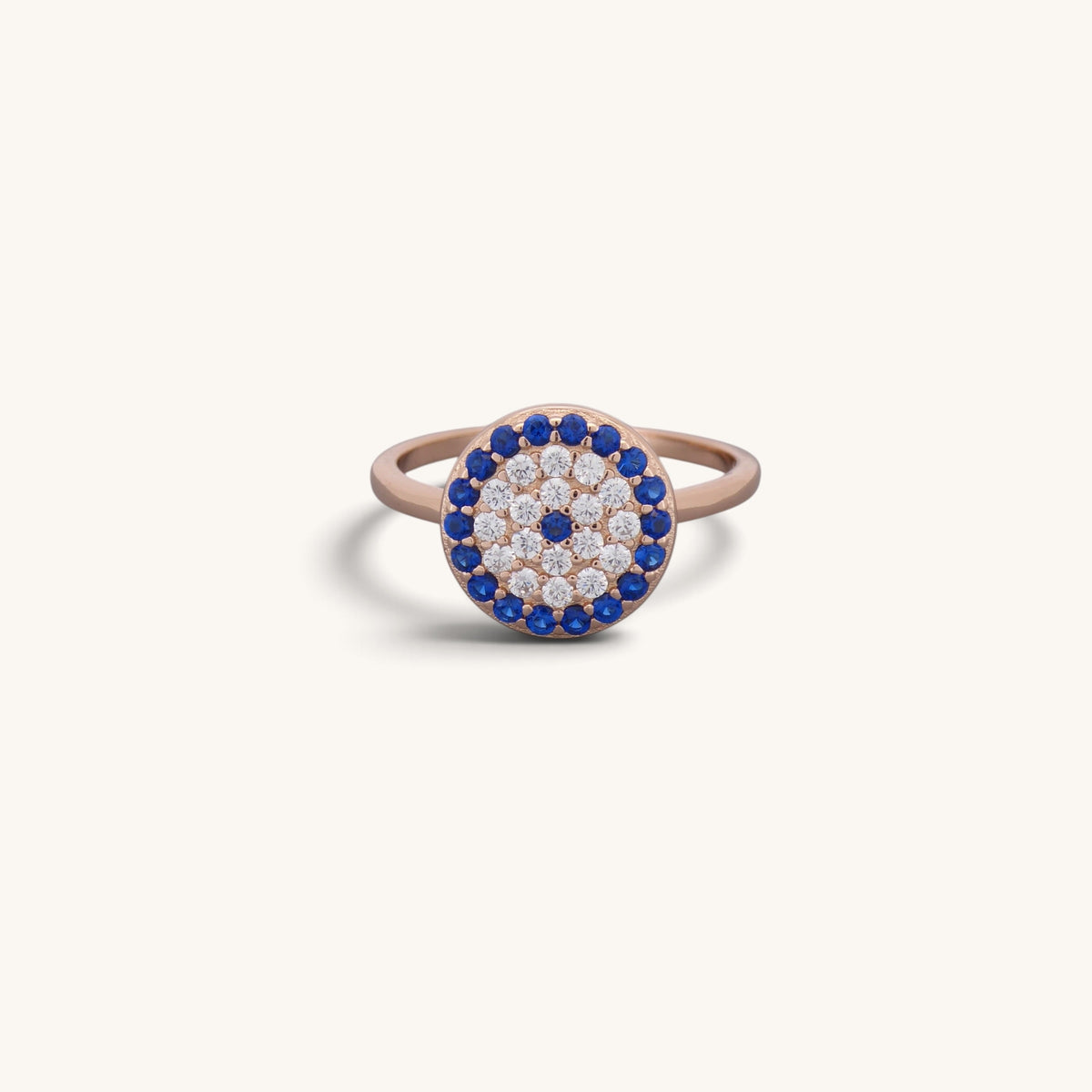 Large Evil Eye Cz Rings