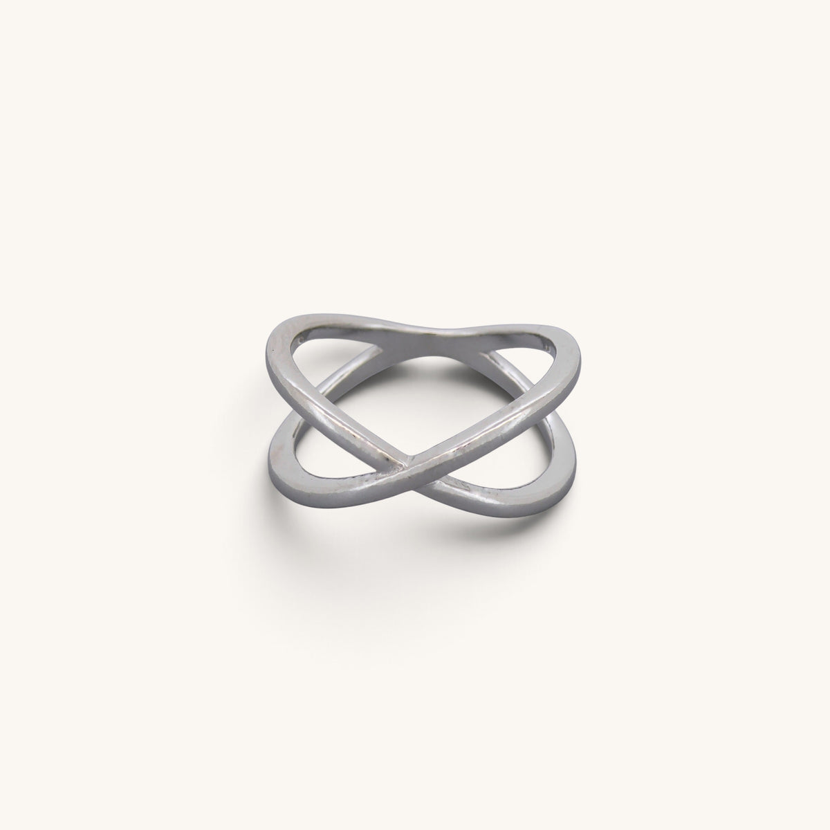 Plain X Cross Rings