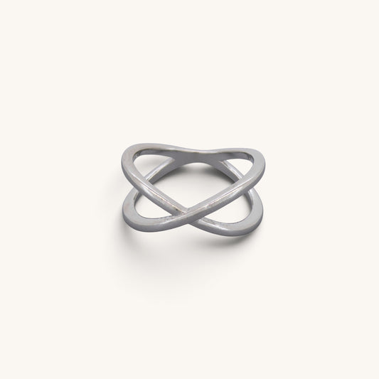 Plain X Cross Rings