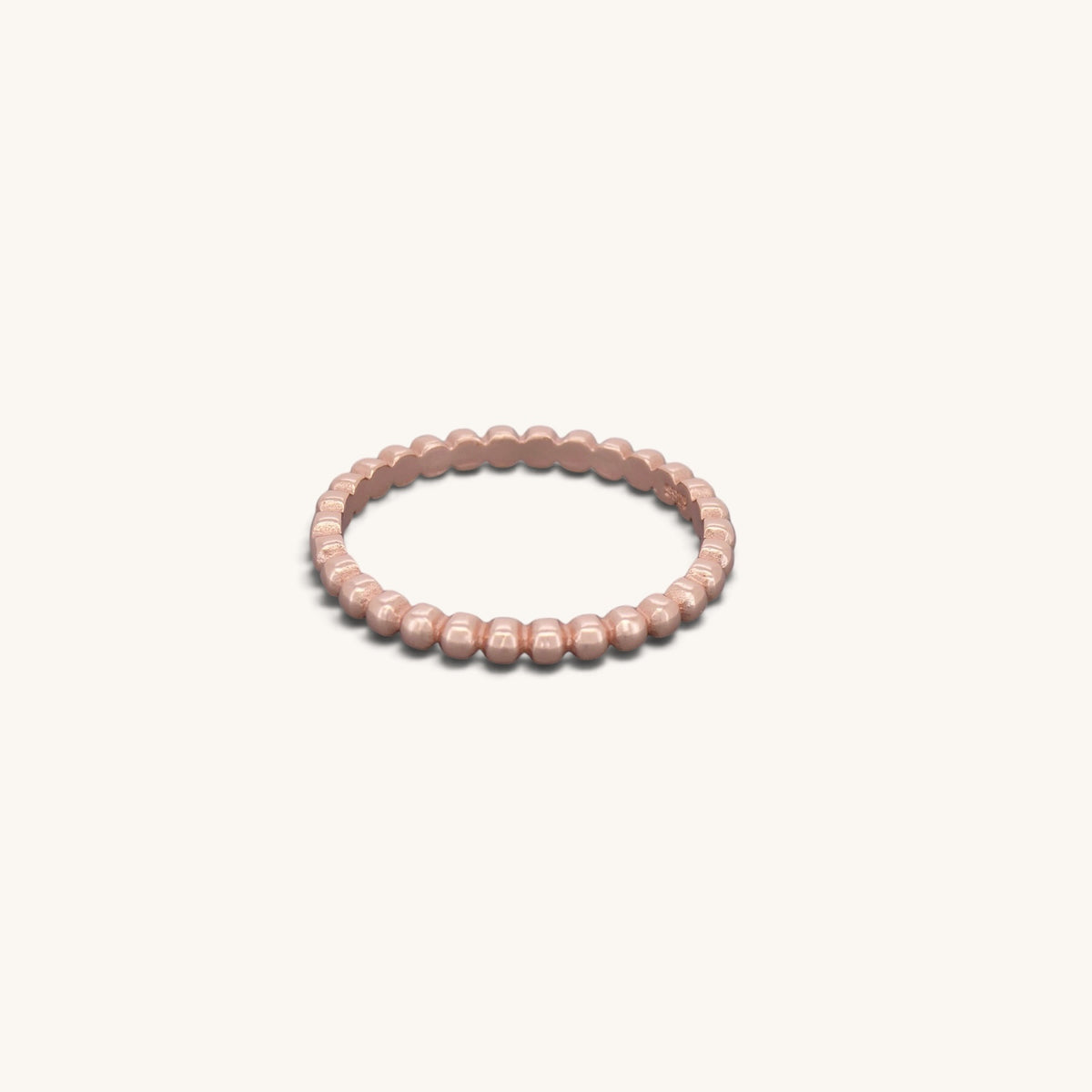 Stacking Beaded Ball Rings