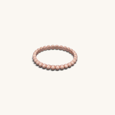 Stacking Beaded Ball Rings