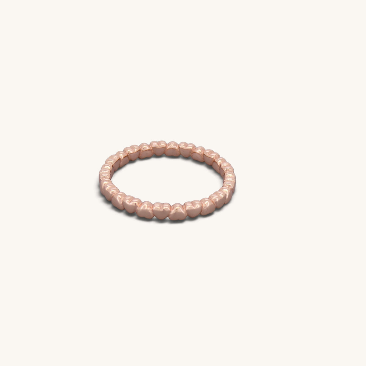 Plain Hearts All Around Eternity Ring