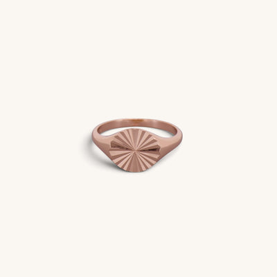 Sun Signet Rings