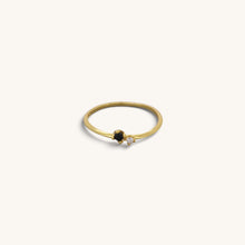 Double Stone Thin Rings
