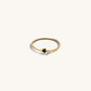 Double Stone Thin Rings