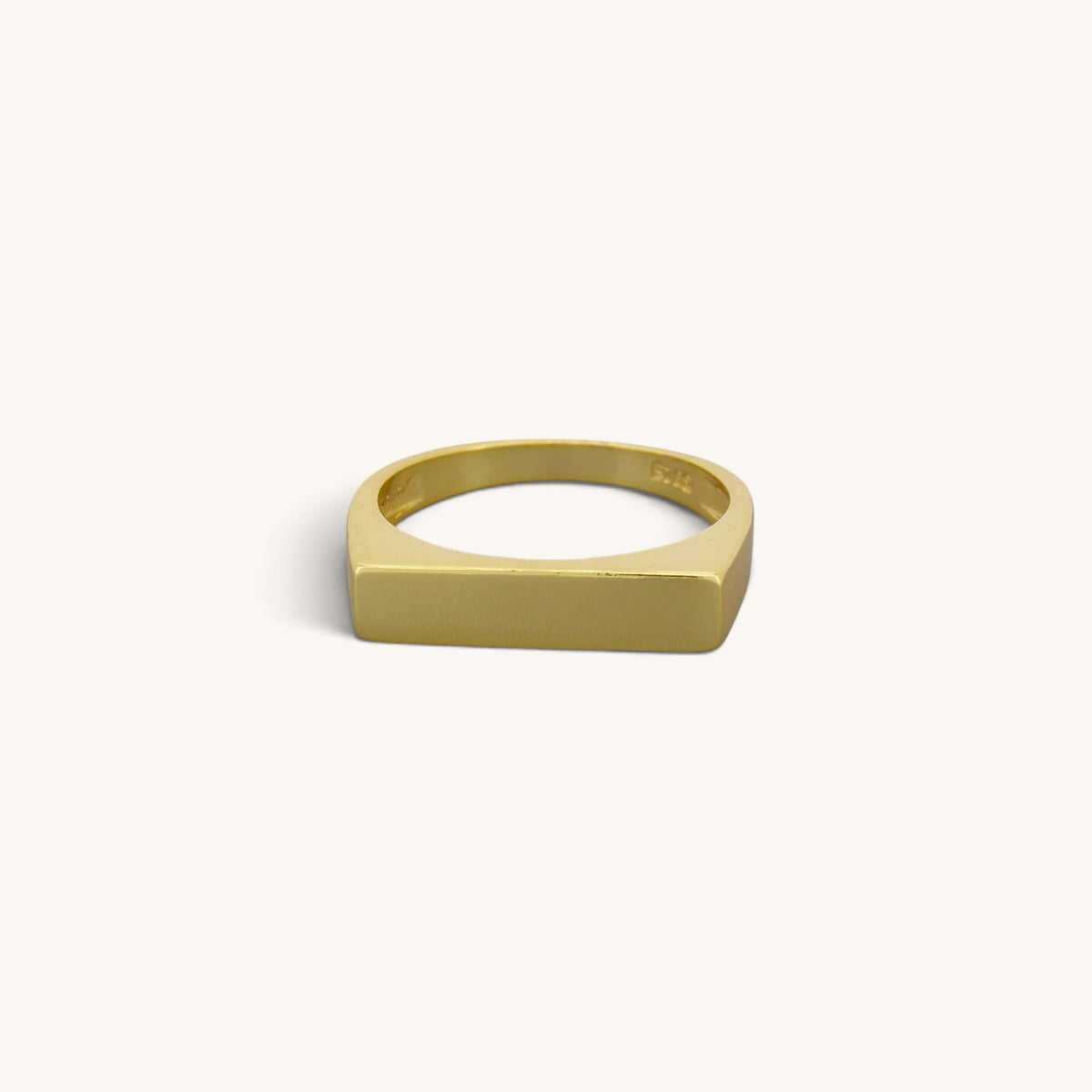 Bar Signet Rings