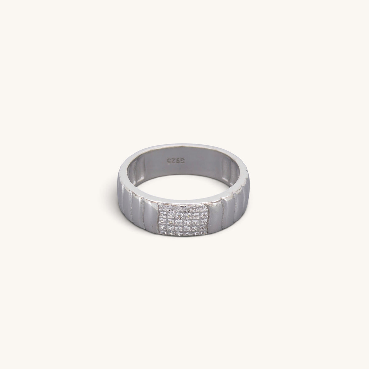 Sterling Silver Thick Band Ring