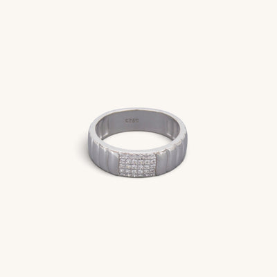 Sterling Silver Thick Band Ring
