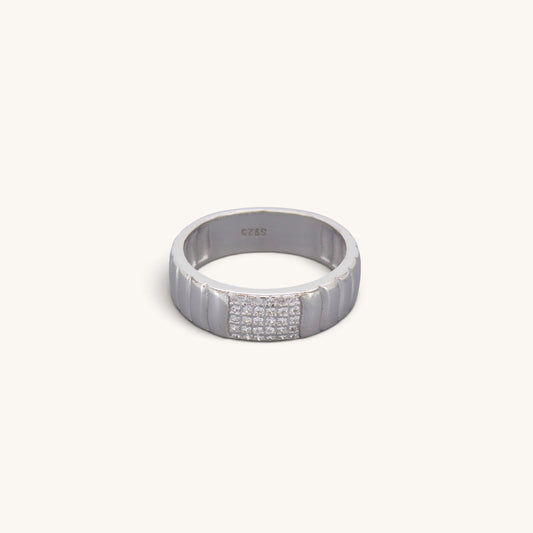 Sterling Silver Thick Band Ring