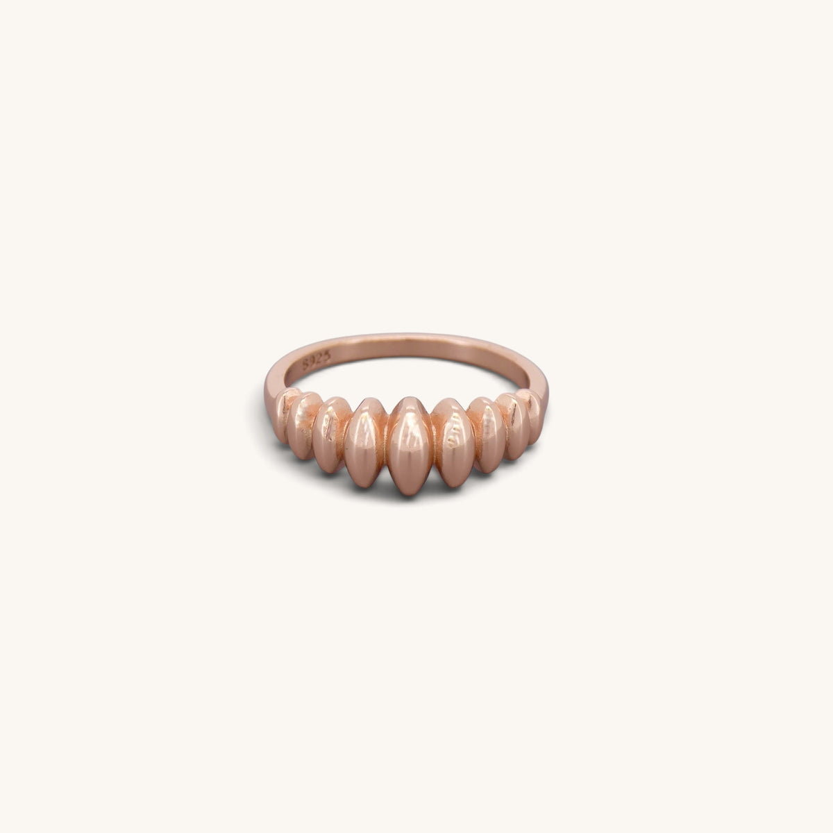 Sterling Silver Croissant Ring