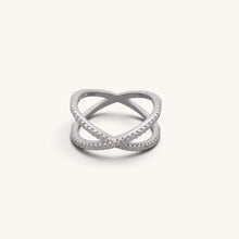 X Cross CZ Rings