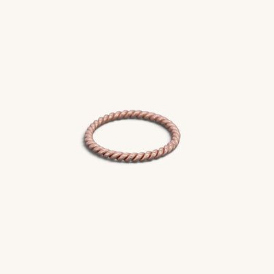Screwed Plain Band Rings
