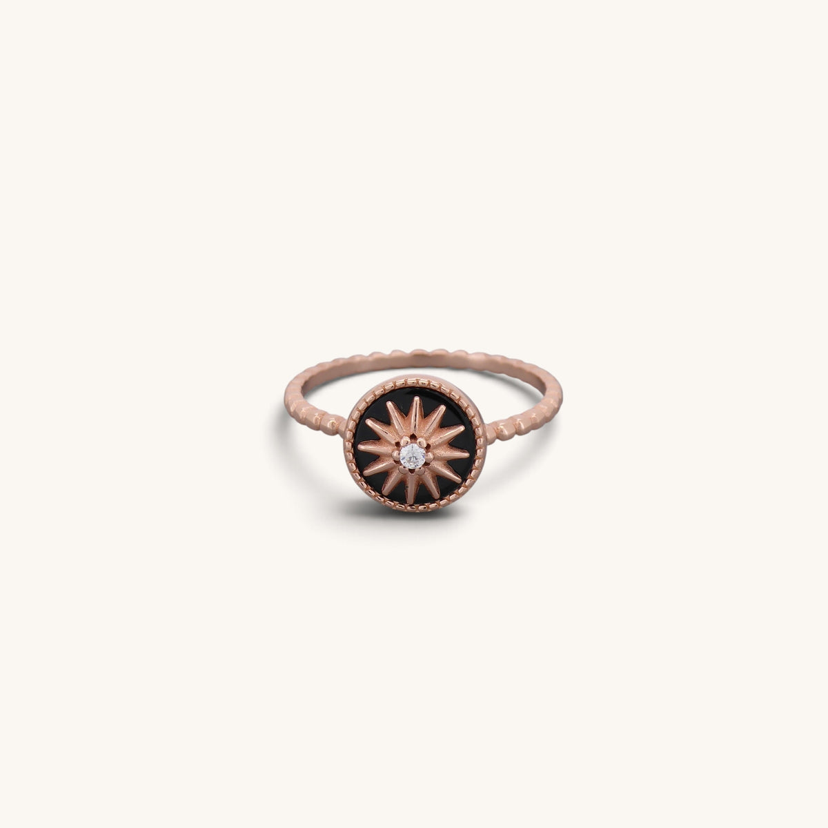 Sterling Silver Enamel Star Rings