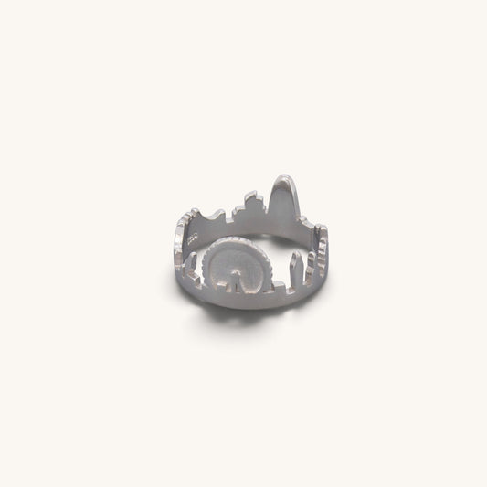 Sterling Silver London Skyline Ring