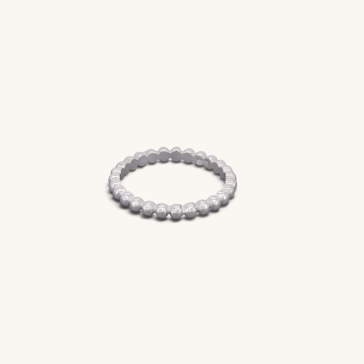 Stacking Beaded Ball Rings