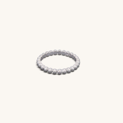 Stacking Beaded Ball Rings