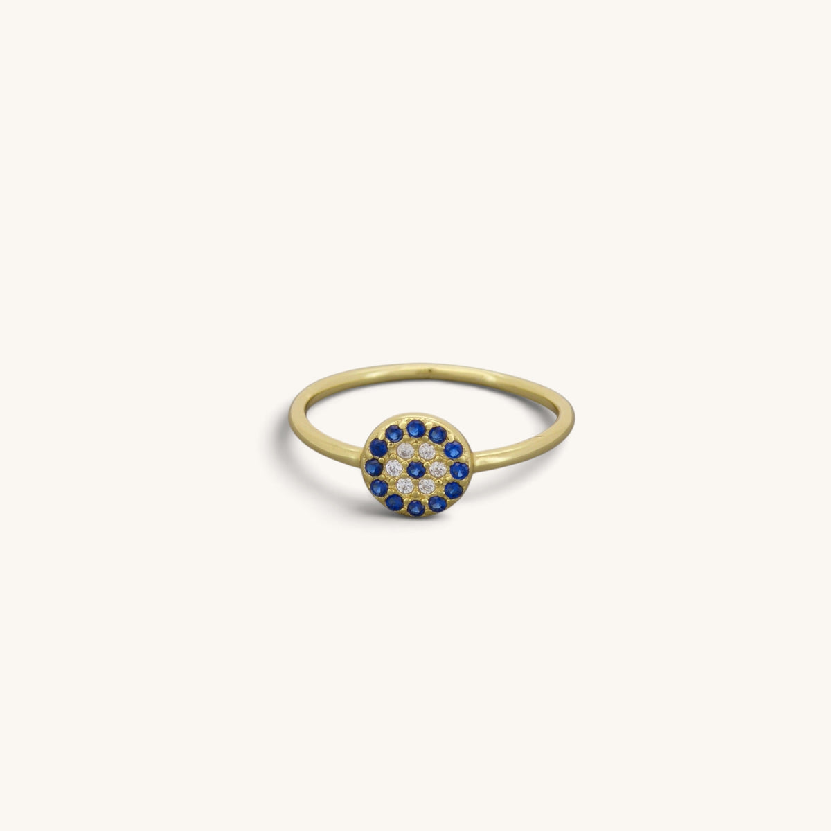 Small Lucky Turkish Greek Evil Eye Rings