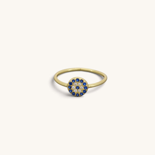 Small Lucky Turkish Greek Evil Eye Rings
