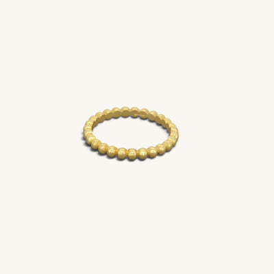 Stacking Beaded Ball Rings