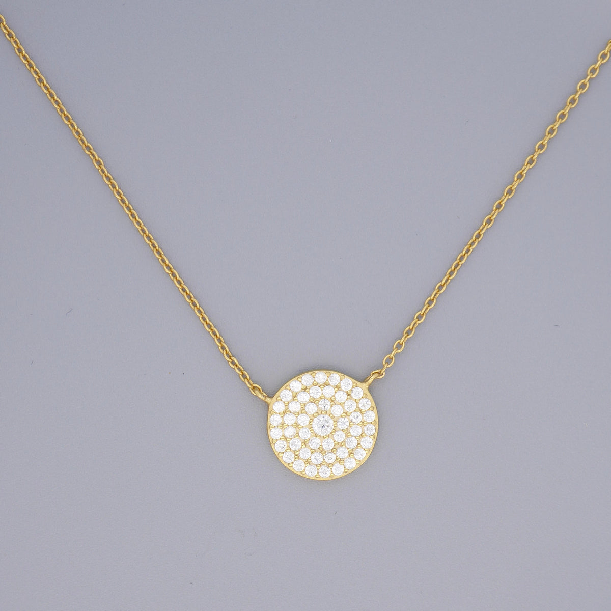 Disc Circle Necklaces