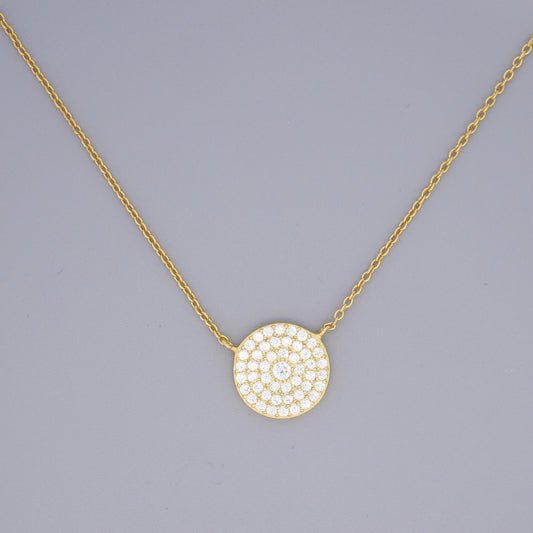 Disc Circle Necklaces
