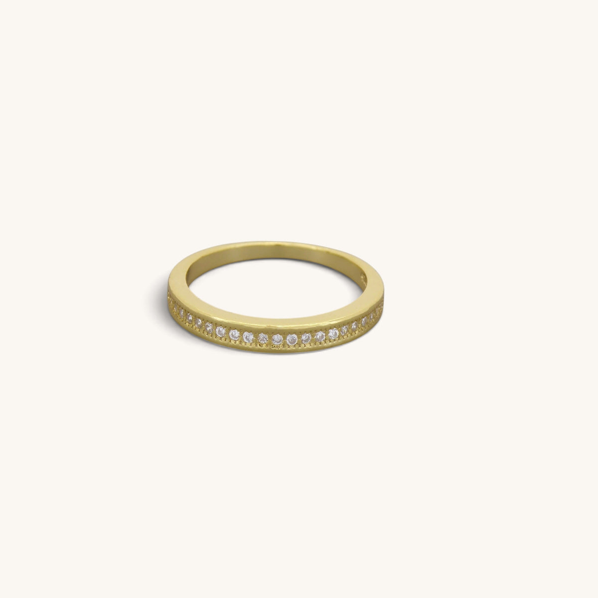 Sterling Silver Half Eternity Ring