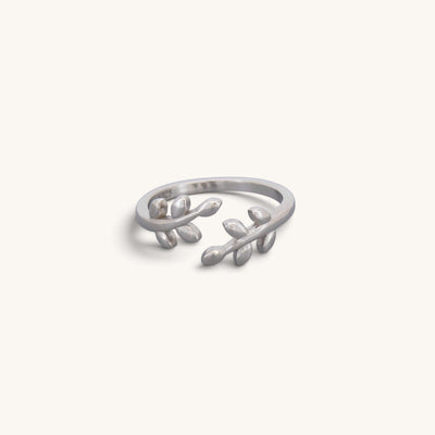 Sterling Silver Leaf Rings