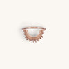 Half Sun Signet Rings