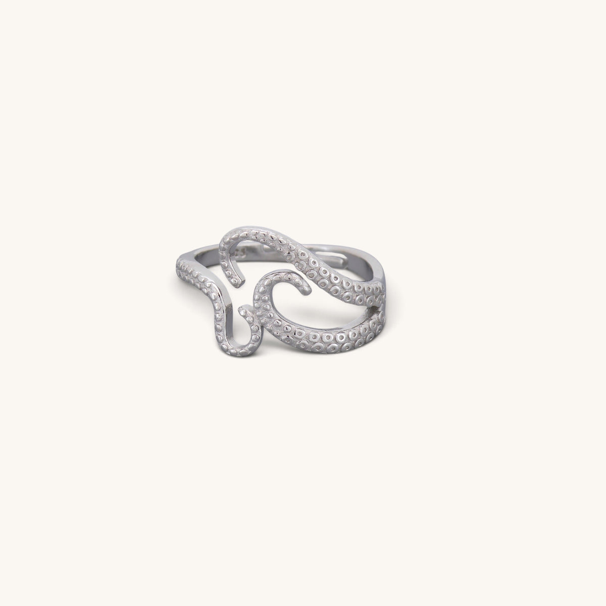 Sterling Silver Octopus Ring