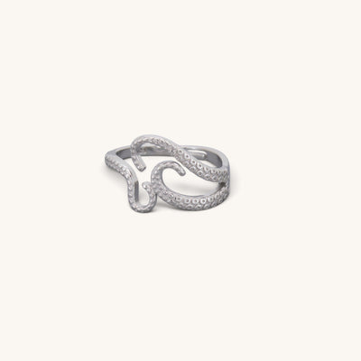 Sterling Silver Octopus Ring