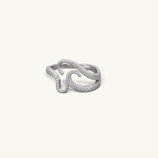 Sterling Silver Octopus Ring