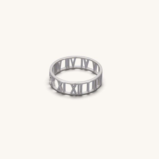 Eternity Roman Clock Ring